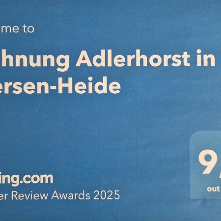 Wohnung Adlerhorst In Eversen-Heide エクステリア 写真